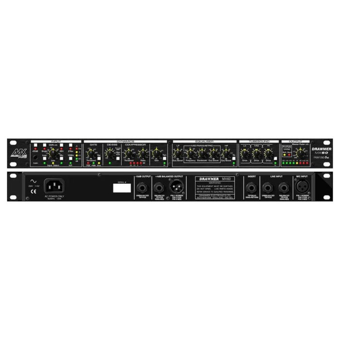 Drawmer MXPRO 60 Front End One Channel Strip Rack (DRA-MXPRO-60) - Gsus4
