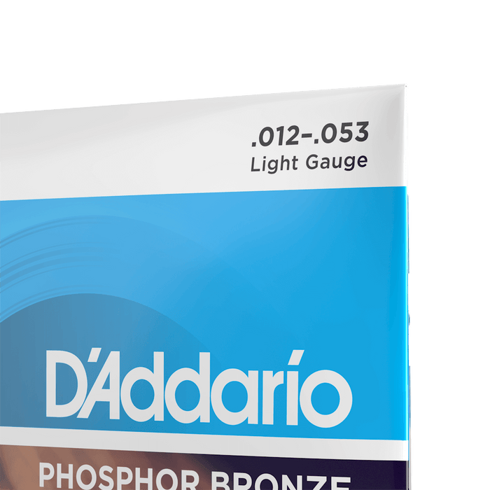 D'Addario | EJ16 | Light Acoustic Guitar Strings | Phosphor Bronze