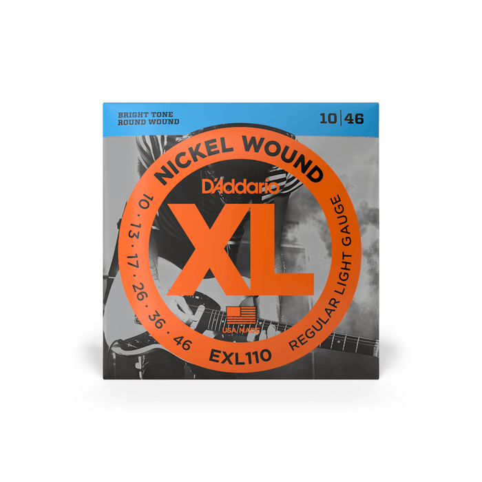 D'Addario | EXL110 | Regular Light Electric Guitar Strings | 10-46