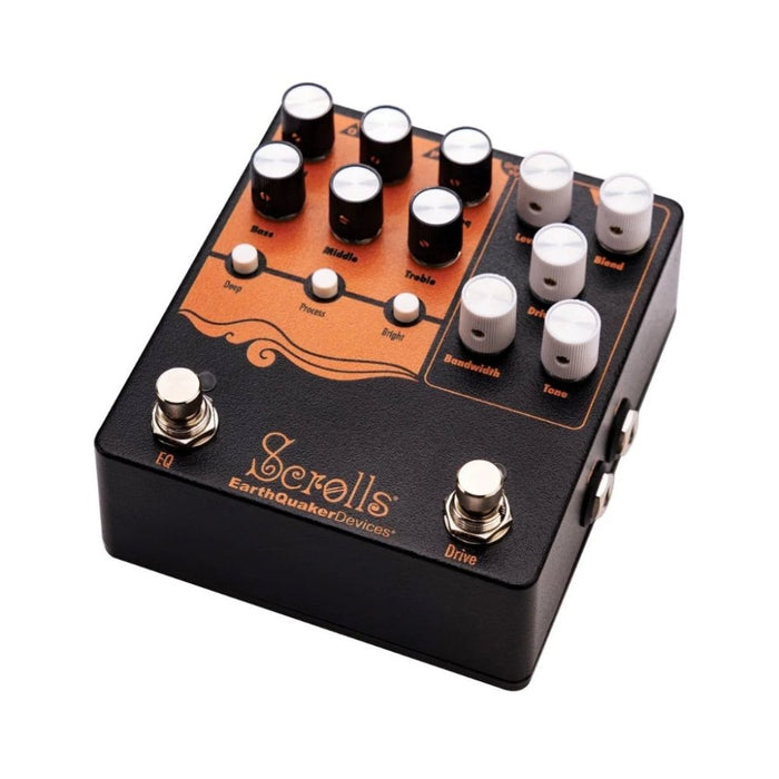 Earthquaker Devices | Scrolls | Bass Odyssey Analog Bass Preamp Pedal (M00012067) - Gsus4