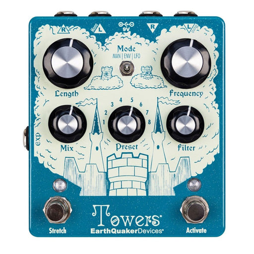 Earthquaker Devices | TOWERS | Stereo Reverb Filter Pedal (M00011739) - Gsus4