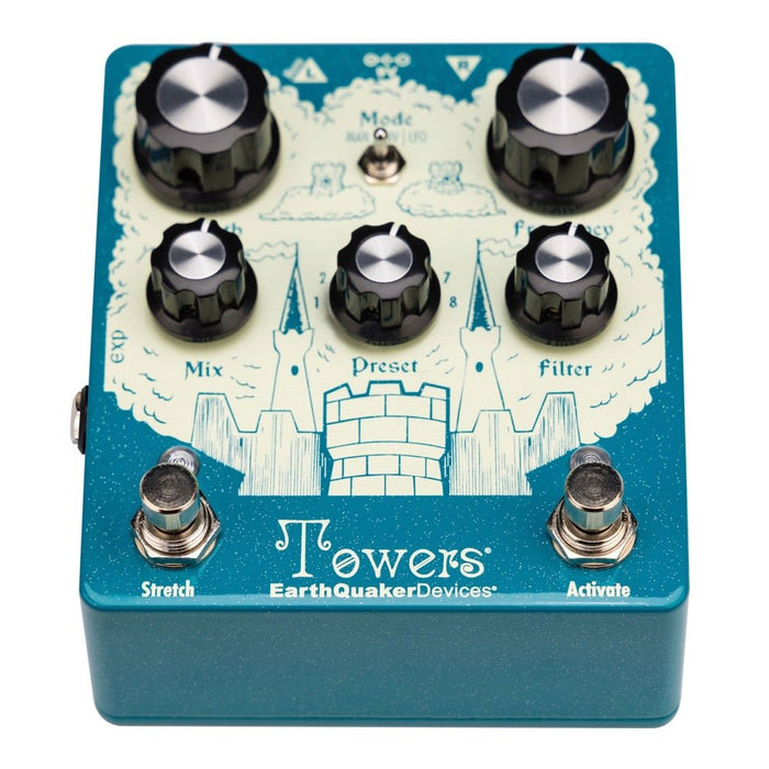Earthquaker Devices | TOWERS | Stereo Reverb Filter Pedal (M00011739) - Gsus4
