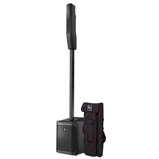 Electro - Voice | EV EVOLVE 30M | 1000W Powered Column Array System | w/ Built - in Digital Mixer & Carry Bag for Satellite Speaker (EVL - EVOLVE30M) - Gsus4