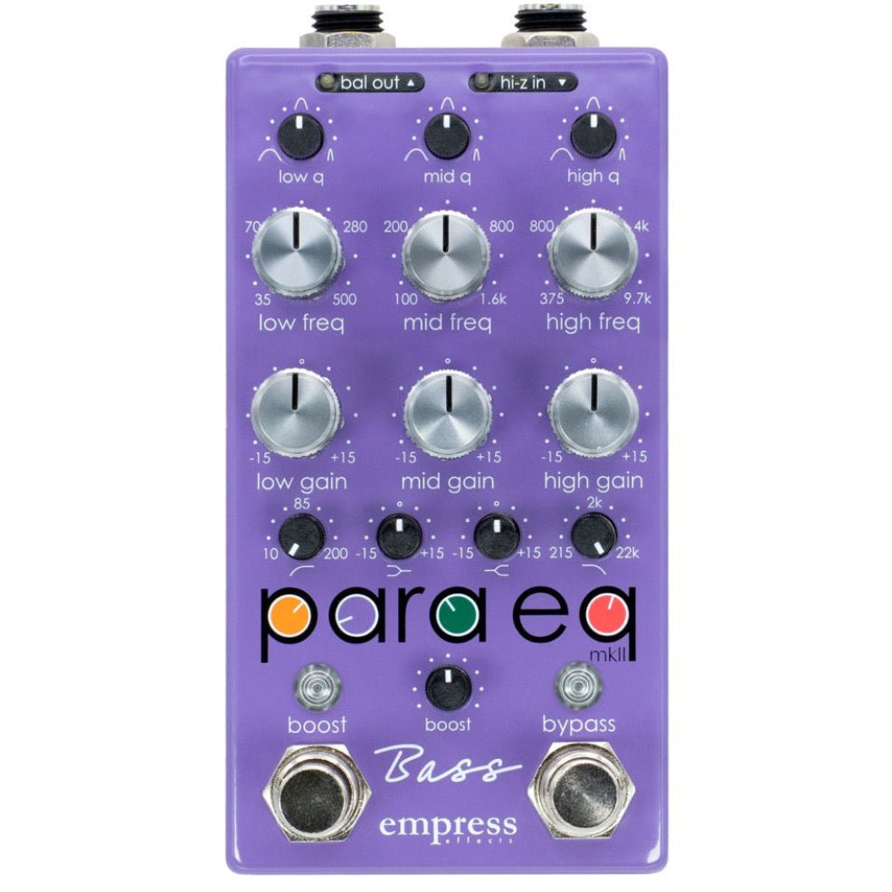 Empress Effects Bass ParaEQ MK2 Dedicated tool for Low-End Tone