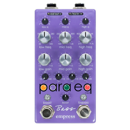 Empress Effects | Bass ParaEQ MK2 | Dedicated tool for Low - End Tone Shaping (PEQB) - Gsus4