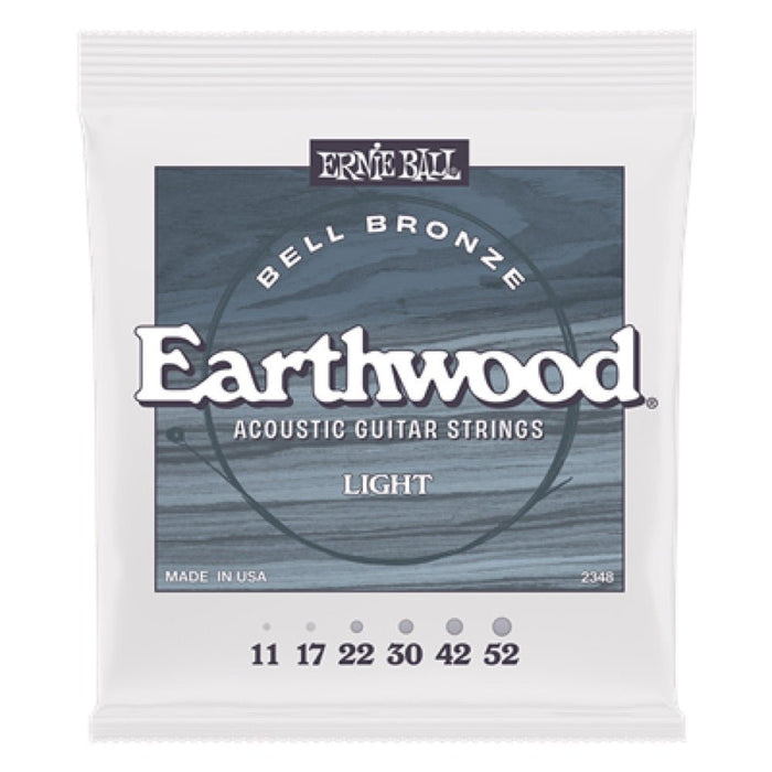 Ernie Ball | ACOUSTIC Guitar Strings | Bell Bronze Earthwood | John Mayer Collab | Light 11 - 52 | P02348 (P02348) - Gsus4