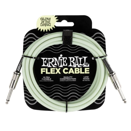 Ernie Ball | FLEX GLOW | Glow In the Dark | Straight / Straight Instrument Cable (P06436) - Gsus4