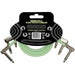 Ernie Ball | Flex Patch Cable | 3 Pack | Glow In The Dark | 12 Inch | P06476 (P06476) - Gsus4