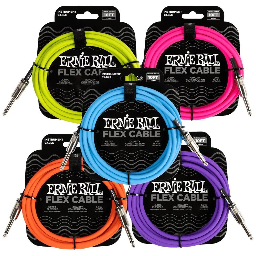 Ernie Ball | FLEX | Straight / Straight Instrument Cable (P06412) - Gsus4