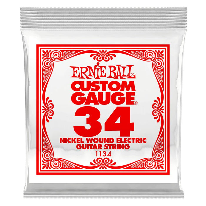 Ernie Ball P01134 Nickel Wound Single Strings .034