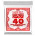 Ernie Ball P01140 Nickel Wound Single Strings .040