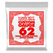 Ernie Ball P01162 Nickel Wound Single Strings .062