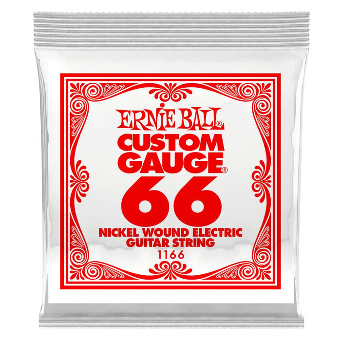 Ernie Ball P01166 Nickel Wound Single Strings .066