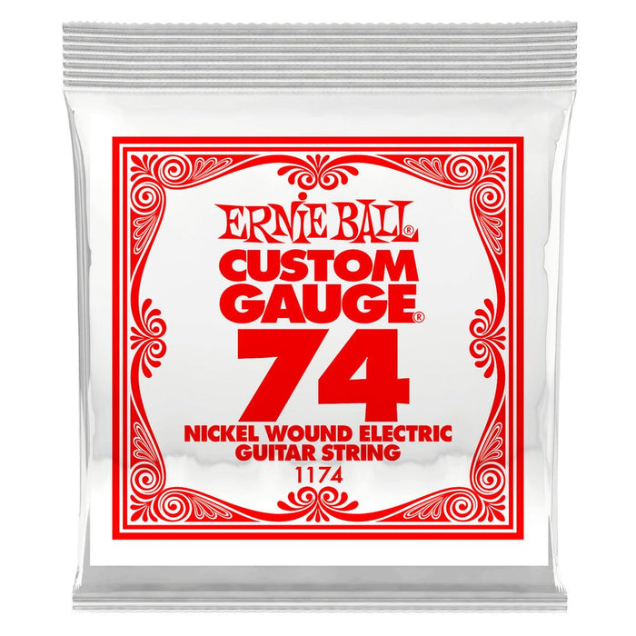 Ernie Ball P01174 Single Strings, Nickel Wound, .074