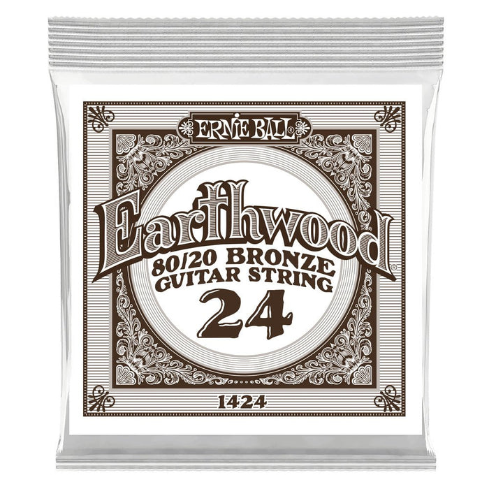 Ernie Ball P01424 Single Strings Earthwood 80/20 .024
