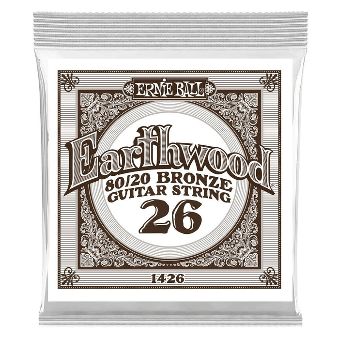 Ernie Ball P01426 Single Strings Earthwood 80/20 .026