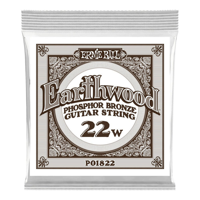 Ernie Ball P01822 Phosphor Bronze Single Strings .022