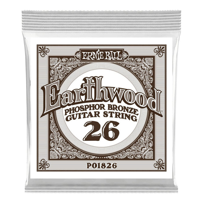 Ernie Ball P01826 Phosphor Bronze Single Strings .026