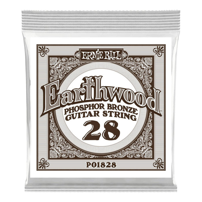 Ernie Ball P01828 Phosphor Bronze Single Strings .028