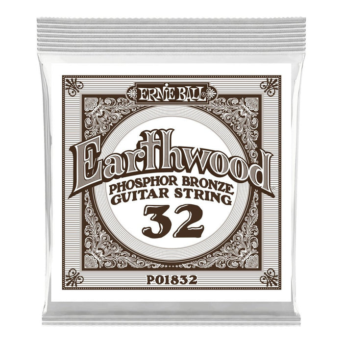 Ernie Ball P01832 Phosphor Bronze Single Strings .032
