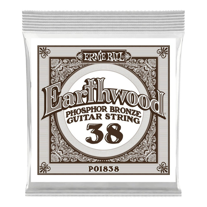 Ernie Ball P01838 Phosphor Bronze Single Strings .038