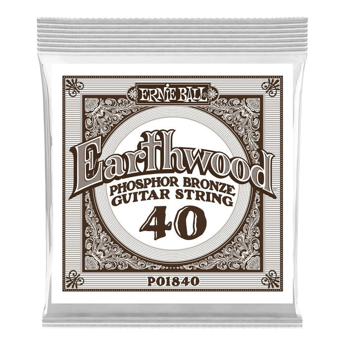Ernie Ball P01840 Phosphor Bronze Single Strings .040