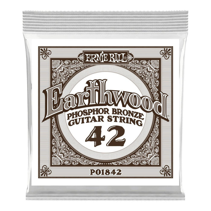 Ernie Ball P01842 Phosphor Bronze Single Strings .042