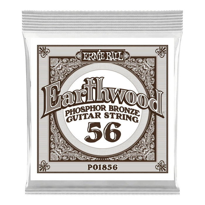 Ernie Ball P01856 Phosphor Bronze Single Strings .056