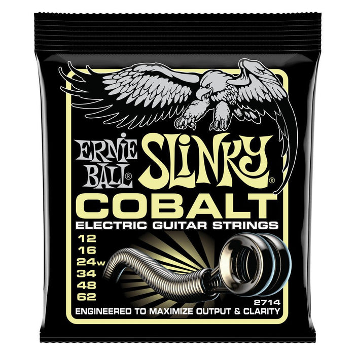 Ernie Ball P02714 Mammoth Slinky Cobalt Electric Guitar Strings 12-62 Gauge