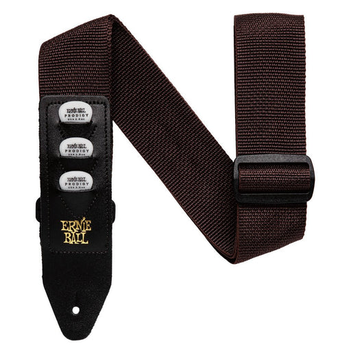 Ernie Ball P04250 Polypro Pickholder Guitar Strap/Bass Strap - Brown