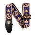 Ernie Ball P04699 Jacquard Strap Navy Blue And Beige Peace Love Dove (P04699) - Gsus4