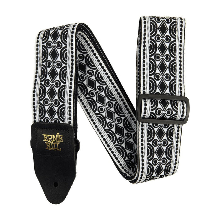 Ernie Ball P05319 Classic Jacquard Guitar Strap/Bass Strap - Beatnik Black