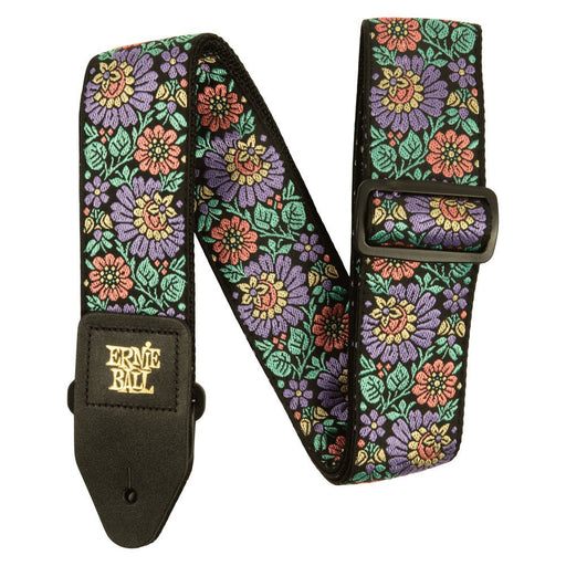 Ernie Ball P05340 Classic Jacquard Guitar Strap/Bass Strap - Evening Bloom