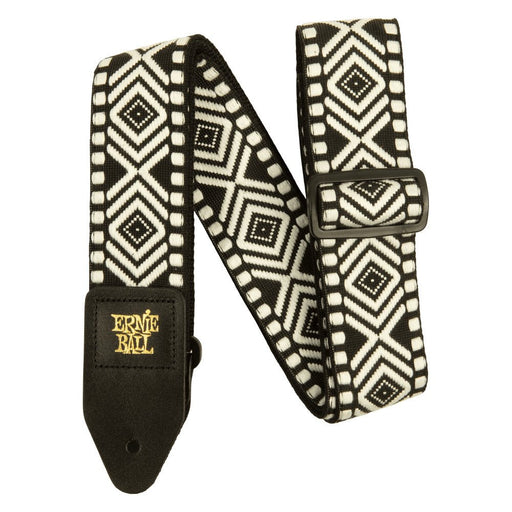 Ernie Ball P05343 Classic Jacquard Guitar Strap/Bass Strap - White Savannah