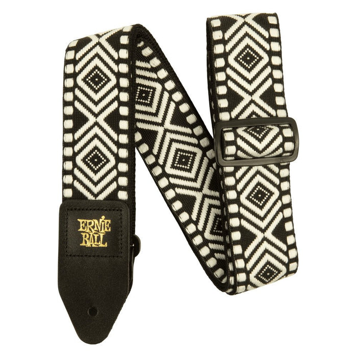 Ernie Ball P05343 Classic Jacquard Guitar Strap/Bass Strap - White Savannah