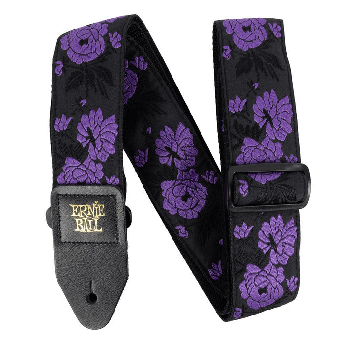 Ernie Ball P05359 Classic Jacquard Guitar Strap/Bass Strap - Lavender Rose
