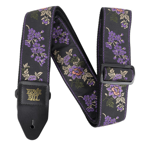 Ernie Ball P05364 Classic Jacquard Guitar Strap/Bass Strap - Lavender Blossom