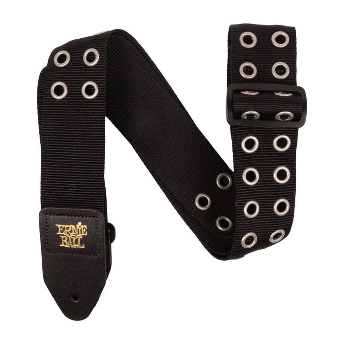 Ernie Ball P05397 Premium Guitar Strap/Bass Strap - Hole Lotta Metal Silver