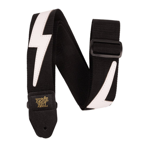 Ernie Ball P05399 Premium Guitar Strap/Bass Strap - White Lightning