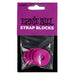 Ernie Ball P05618 Strap Blocks - Purple - 4 Pack