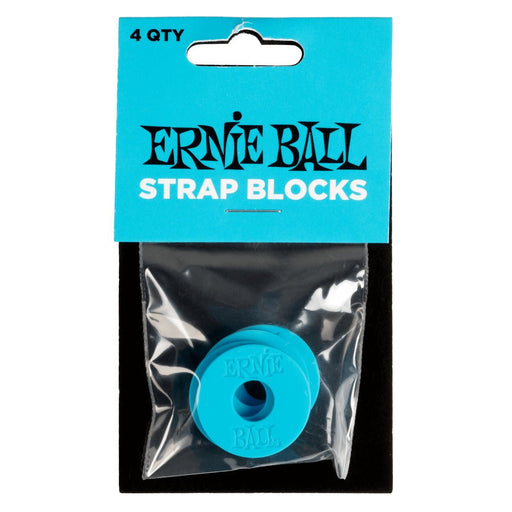 Ernie Ball P05619 Strap Blocks - Blue - 4 Pack