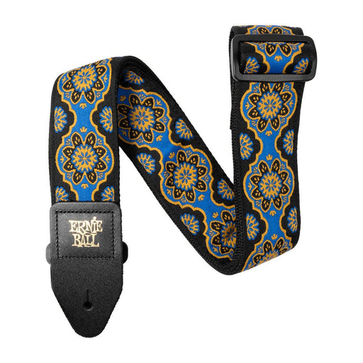 Ernie Ball P05634 Classic Jacquard Guitar Strap/Bass Strap - Kaleidoscope Blue