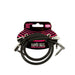 Ernie Ball P06406 Flat Ribbon Stereo Patch Cable 24in - Black - 2 Pack