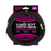 Ernie Ball P06425 Headphone Extension Cable 3.5mm to 3.5mm 20ft - Black