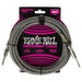Ernie Ball P06433 Braided Instrument Cable Straight/Straight 18ft - Silver Fox