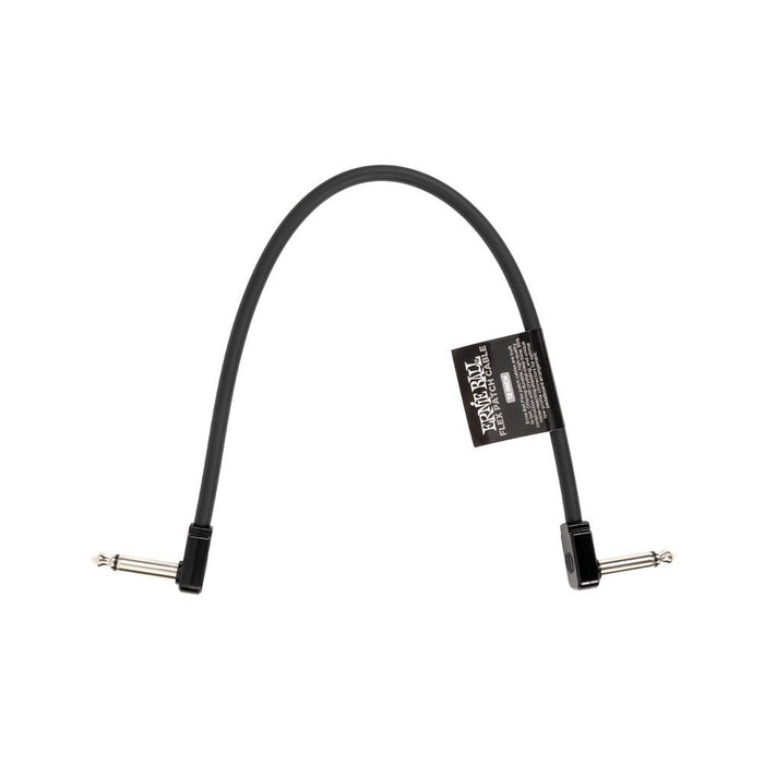 Ernie Ball P06440 Flex Patch Cable 12in - Black - Single