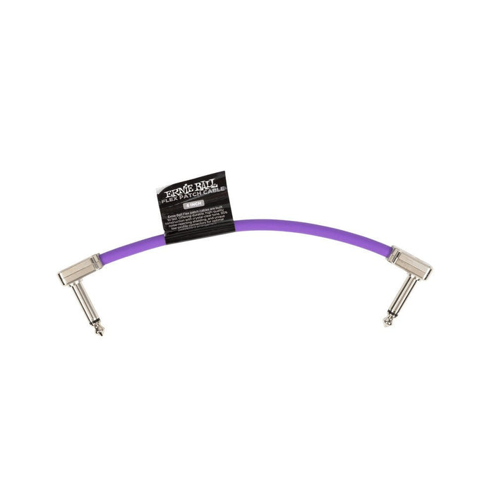 Ernie Ball P06447 Flex Patch Cable 6in - Purple - Single