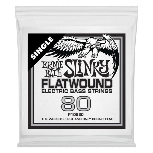 Ernie Ball P10880 .080 Slinky Flatwound Electric Bass String Single