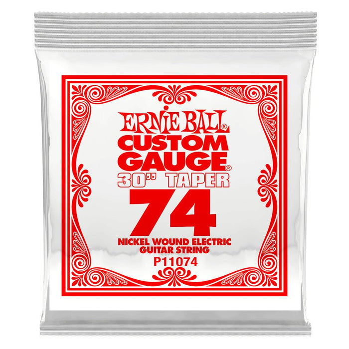 Ernie Ball P11074 .074 Extra Long Nickel Wound Electric Guitar Strings 3 pack