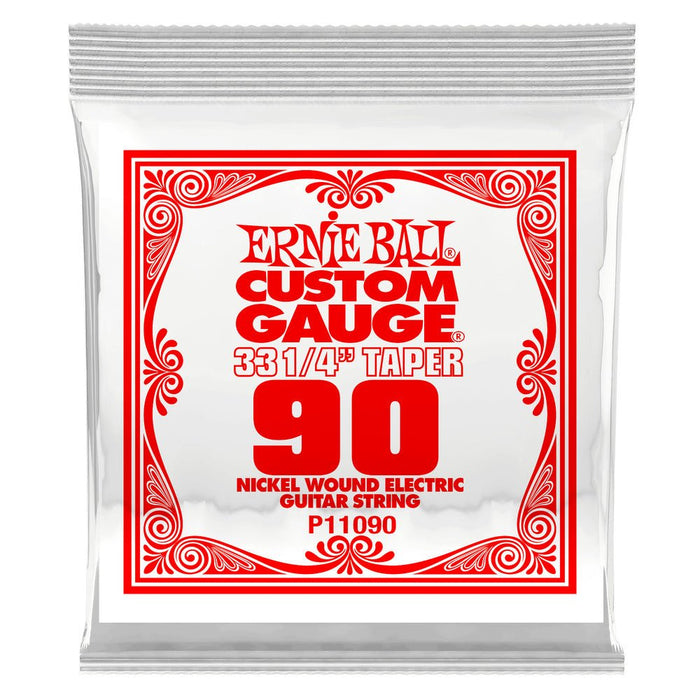 Ernie Ball P11090 .090 Extra Long Nickel Wound Electric Guitar Strings 3 pack